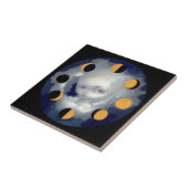 "月"はタイルを段階的に行ないます タイル (側面)