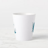 月 カフェラテマグ (正面)