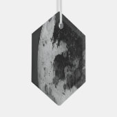 月 ガラスオーナメント (正面右)