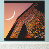 月 キャンバスプリント (インサイチュ (ウッドフロア))