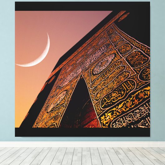 月 キャンバスプリント (インサイチュ (ウッドフロア))