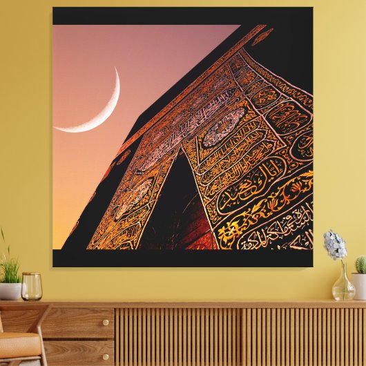 月 キャンバスプリント (インサイチュ (リビング))