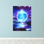 「月」 キャンバスプリント (インサイチュ (ウッドフロア))