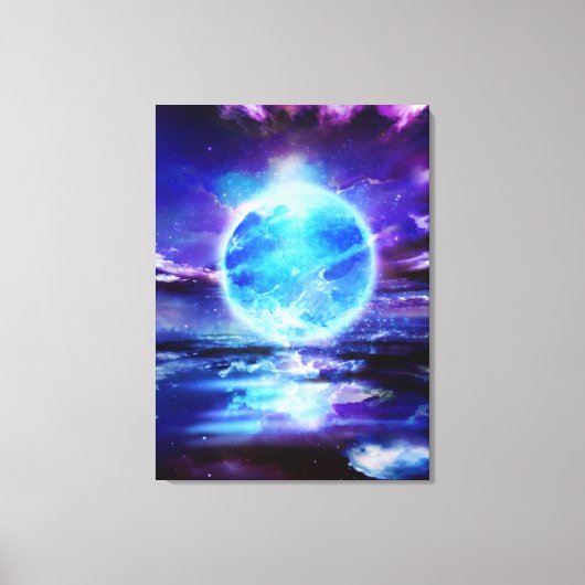 「月」 キャンバスプリント (正面)