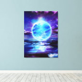 「月」 キャンバスプリント (インサイチュ (ウッドフロア))