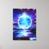 「月」 キャンバスプリント (正面)