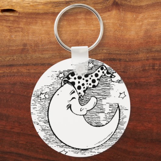 月 キーホルダー (正面)