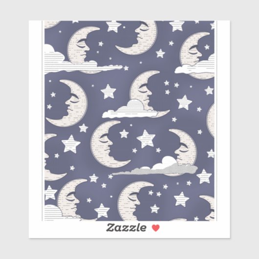 月 シール (シート)