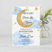 月&スターズベビーシャワー 招待状 (スタンド正面)