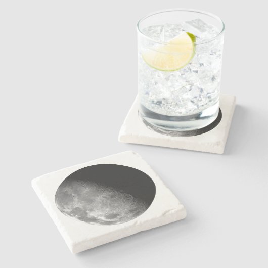 月 ストーンコースター (横)