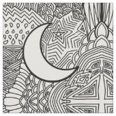 月 ファブリック (クローズアップ)