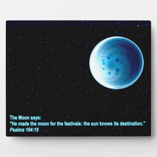 月 フォトプラーク (正面)