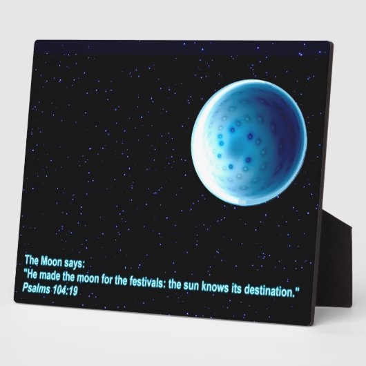 月 フォトプラーク (側面)