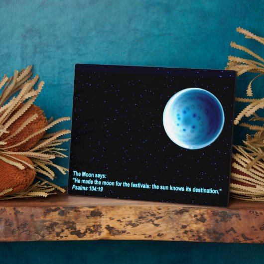 月 フォトプラーク (側面)