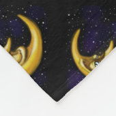 月 フリースブランケット (角)