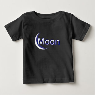 月 ベビーTシャツ