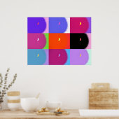 月 ポスター (キッチン)