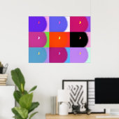 月 ポスター (ホームオフィス)