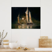 月 ポスター (キッチン)