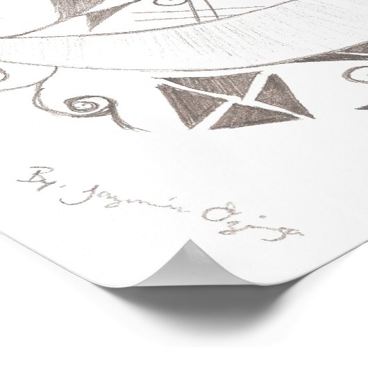 月 ポスター (角)