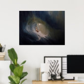 月 ポスター (ホームオフィス)