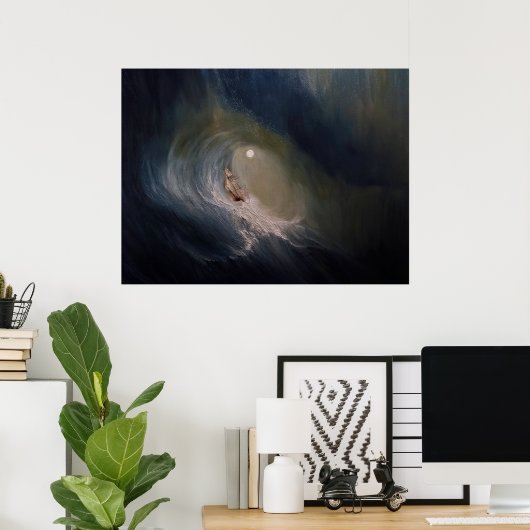 月 ポスター (ホームオフィス)