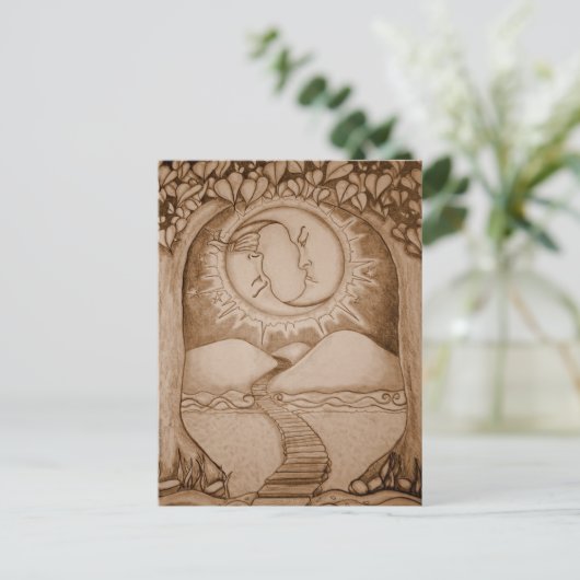 月 ポストカード (スタンド正面)