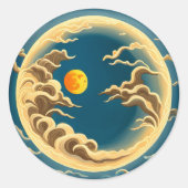 月 ラウンドシール (正面)