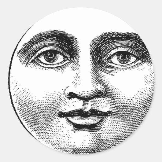 月 ラウンドシール (正面)