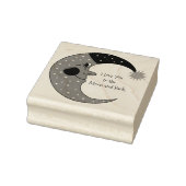 月 ラバースタンプ (スタンプ)