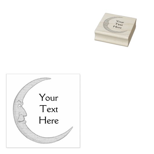 月 ラバースタンプ (押印)