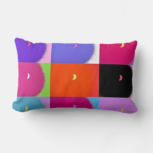 月 ランバークッション (正面)