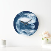月 ラージ壁時計 (ホーム)