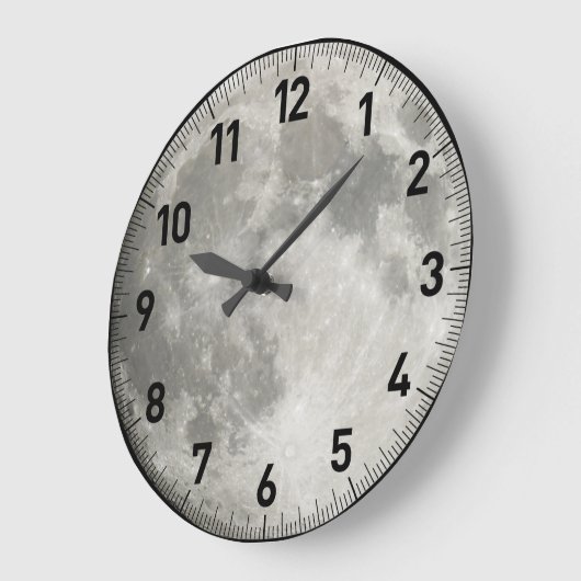 月 ラージ壁時計 (傾斜)