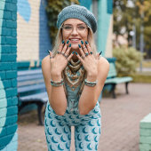月 レギンス