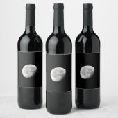 月 ワインラベル (ボトル)