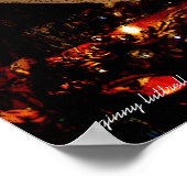 月、太陽、キスポスター ポスター (角)