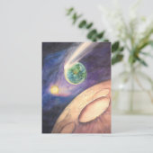 月、彗星、地球、太陽 ポストカード (スタンド正面)