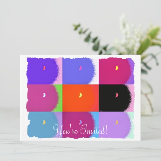 月 招待状 (スタンド正面)