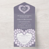 _月_日のダ結婚イヤモンド記念写真 オールインワン招待状 (内側)