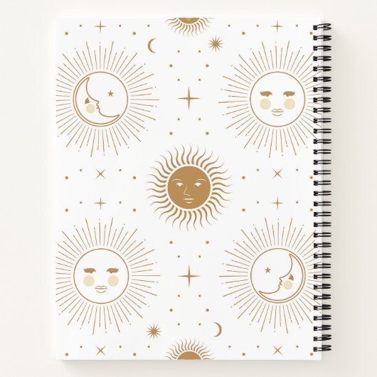 月、日、星 ノートブック (裏面)