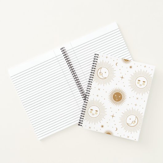 月、日、星 ノートブック (内部)