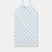 月&星テディベア赤ちゃんシャワーあなた感謝していのラベル ギフトタグ (裏面)