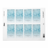 月&星天空の赤ちゃんシャワーラベル ラベル (フルシート)