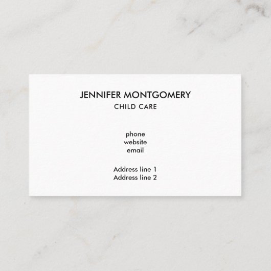 月、星、雲の模様(黒) 名刺 (裏面)