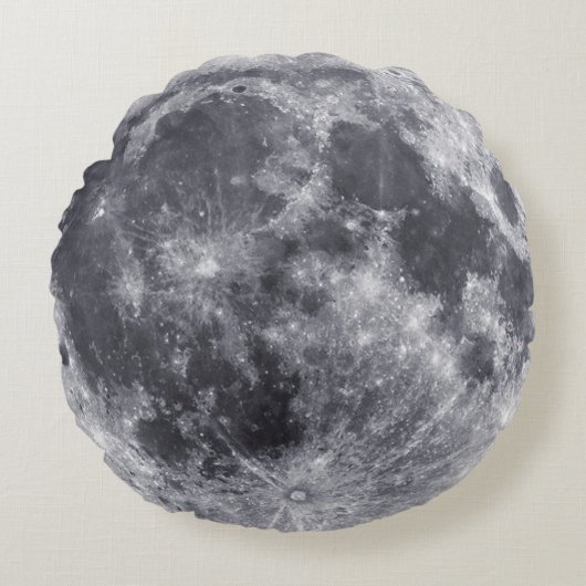 月 – 月の裏側 ラウンドクッション (正面)