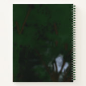 月・木の螺旋状手帳 ノートブック (裏面)