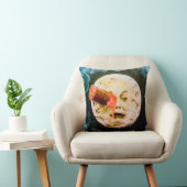 月(染まる手)への旅行 クッション (椅子)