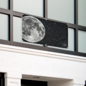 月 横断幕 (ビルの外側)