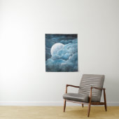 月,神秘的,月明かり,月,魔法,天,神 タペストリー (インサイチュ)